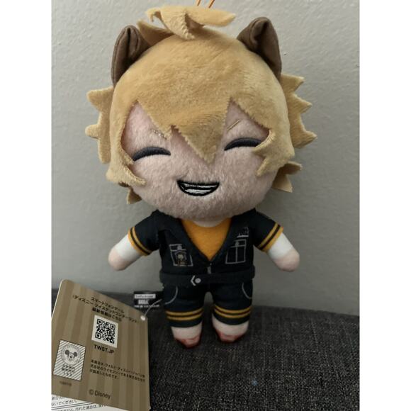 Sega Disney Twisted Wonderland Ruggie Bucchi 6" Plush Gym Uniform Japan Import - Picture 2 of 3